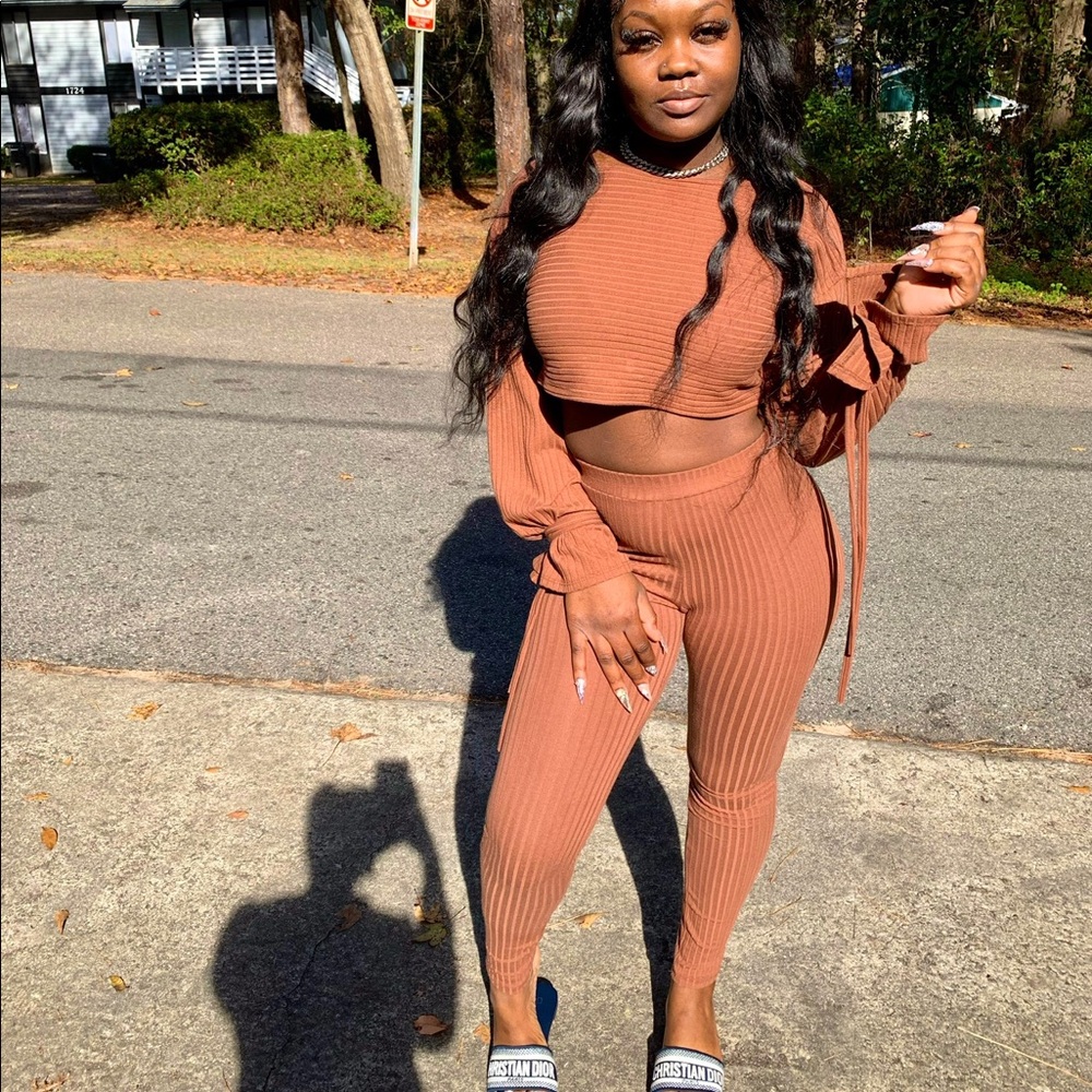 Ribbed legging set